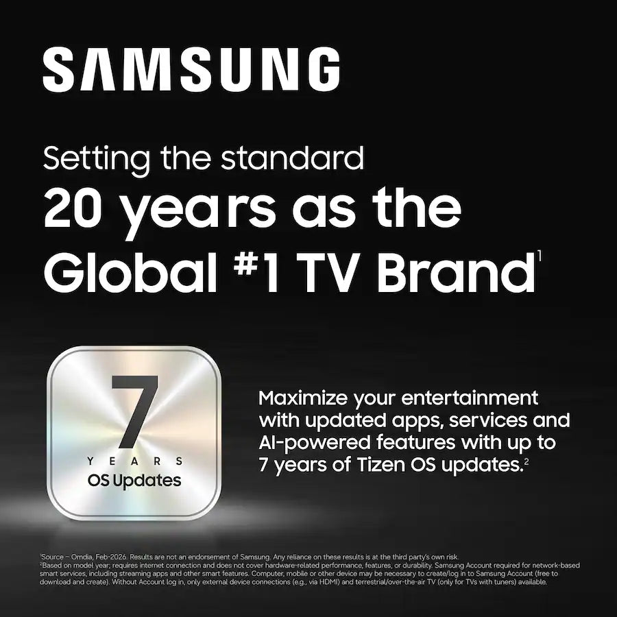 Samsung - 85" Class M70H Series Mini LED 4K UHD SamsungVision AI Smart Tizen TV (2026)
