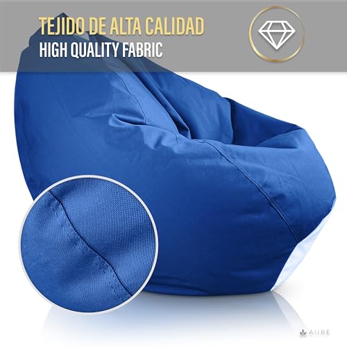 Aiire Modern Outdoor Bean Bag – Giant Pear Bean Bag XXL without Filling Included for Terrace or Garden – Bean Bag Chair Living Room or Youth Room Deco