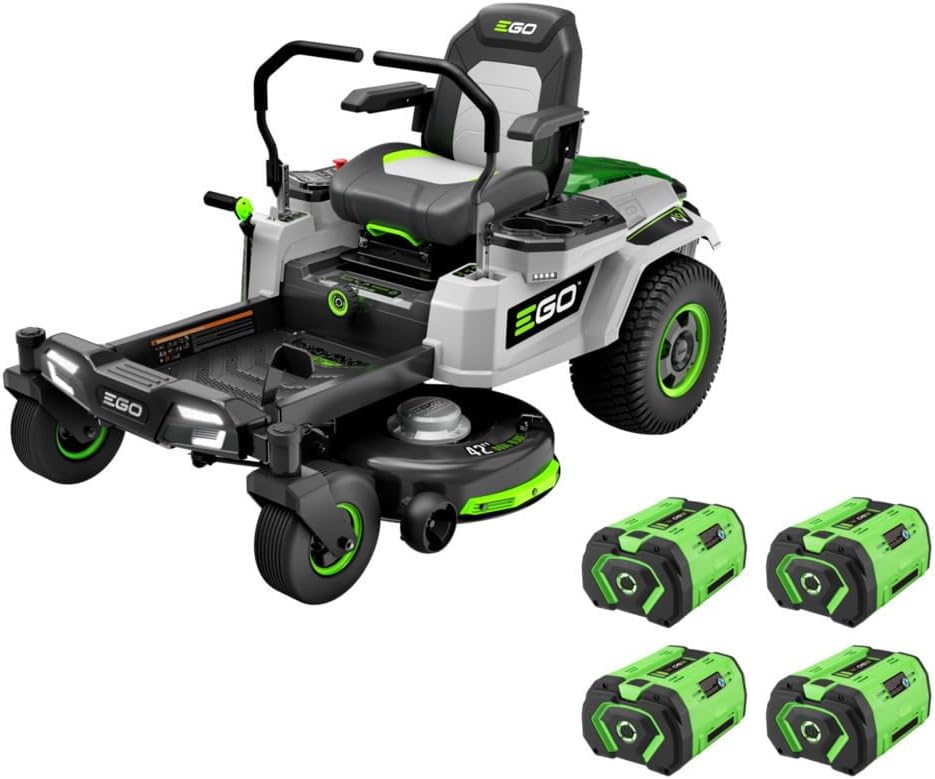 EGO Power+ Z6 42" Zero Turn Riding Lawn Mower Electric, 22HP Equivalent
