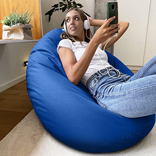 Aiire Modern Outdoor Bean Bag – Giant Pear Bean Bag XXL without Filling Included for Terrace or Garden – Bean Bag Chair Living Room or Youth Room Deco