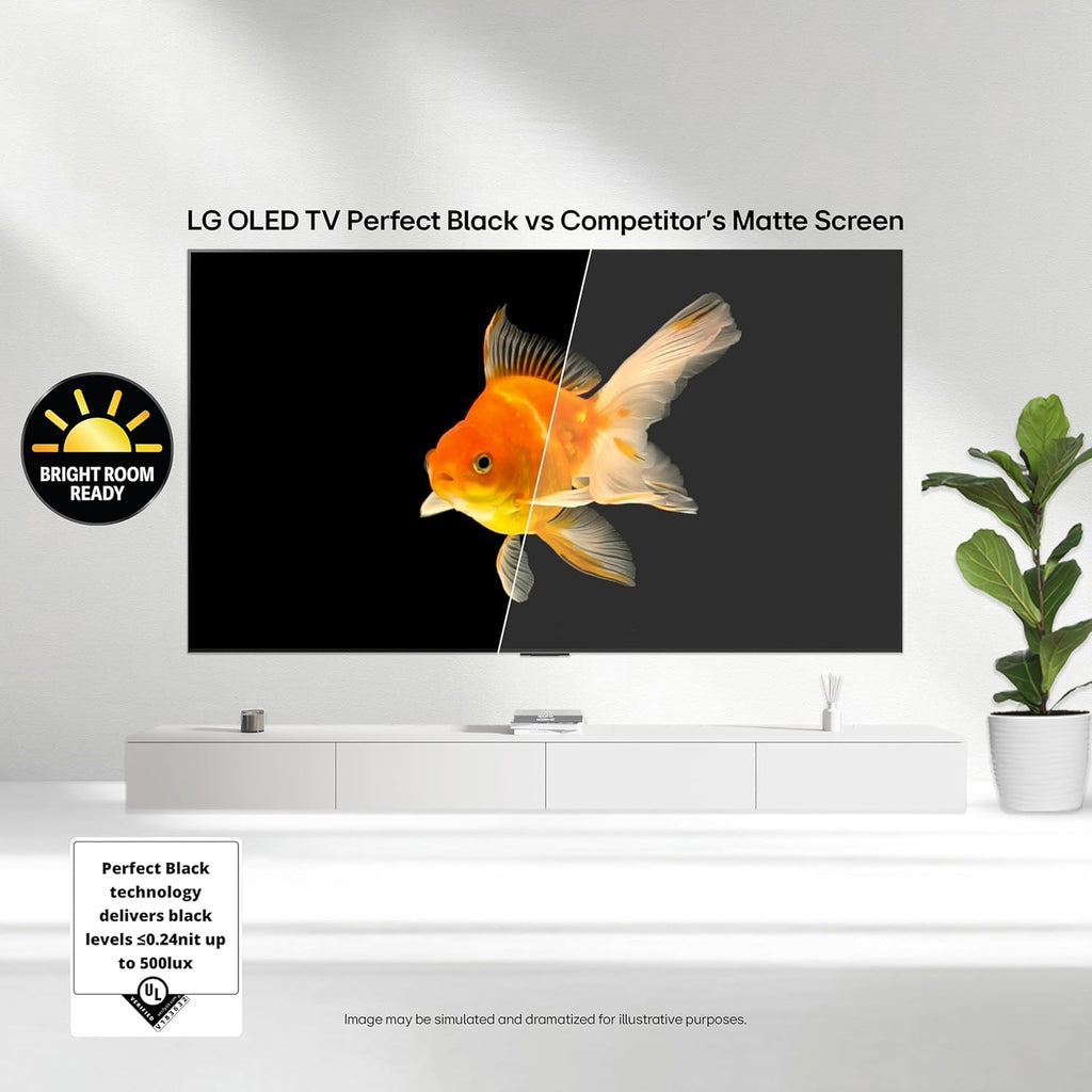 LG 83-Inch Class OLED evo AI 4K C5 Series Smart TV w/Dolby Atmos, Dolby Vision, HDR10, AI Super Upscaling 4K, Filmmaker Mode, Wow Orchestra, Alexa Bui